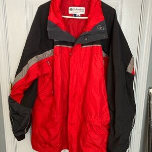 Columbia Red and Black Jacket